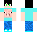 boy with pig shirt