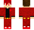 casual red suit