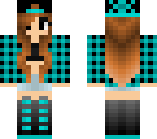 cute blue girl