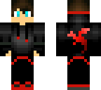 dragon boy red with blue eyes