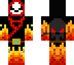 fire skeleton
