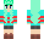 frisk with mint hair