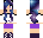 galaxy hair girl 