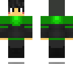 green hoodie