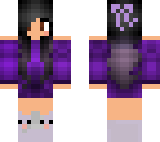 kawaii purple girl