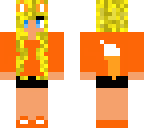 orange blond cat girl