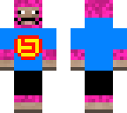 pink-sheep with a mustash