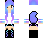 purple fox girl