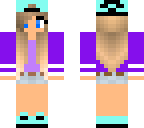 purple snapback girl