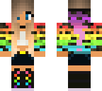 rainbow dj girl