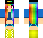 rainbow girl