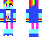 rainbow girl
