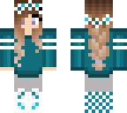 blue cute braid