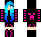 blue hair girl