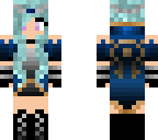 blue soldier girl 