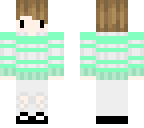 boy chibi mint green sweater