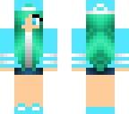 cool green girl