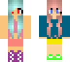 double sided girl l such an old skin