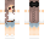 edited cute girl skin