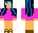  mary with blue shades in her hair
