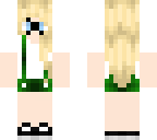 nerdy skirt-overalls girl