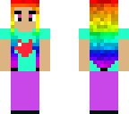 ombre rainbow hair