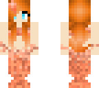 peach mermmaid