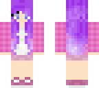 purple and pink girl