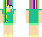 rainbow girl