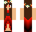 red dress