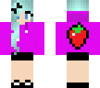 strawberry hoodie girl