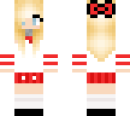 blonde hair girl in school uniform