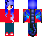 cool blue girl