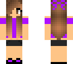 cute purple girl