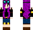female purple hair the diamond minecart