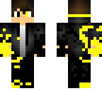 full black and yellow skin
