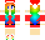 my letsplay skin in christmas outfit