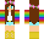 rainbow girl
