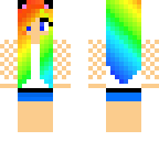 rainbow hair kitty