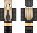 random blonde in beanie