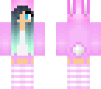 winter- pink bunny