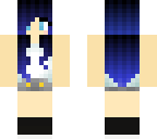 blue haired girl