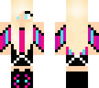 cute pink blue purple girl
