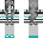 black and white turquoise v2