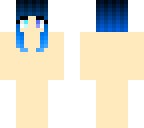 blue gradient hair base