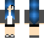 blue hair