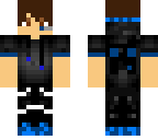 blue slime gamer boy