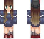 blue sweater with green eye