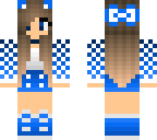 blue winter wolf girl