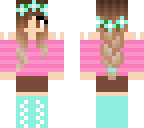 cool summer girl with braid
